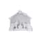 Hello Honey® 5.5" White Stoneware Nativity Set in Reactive Glaze